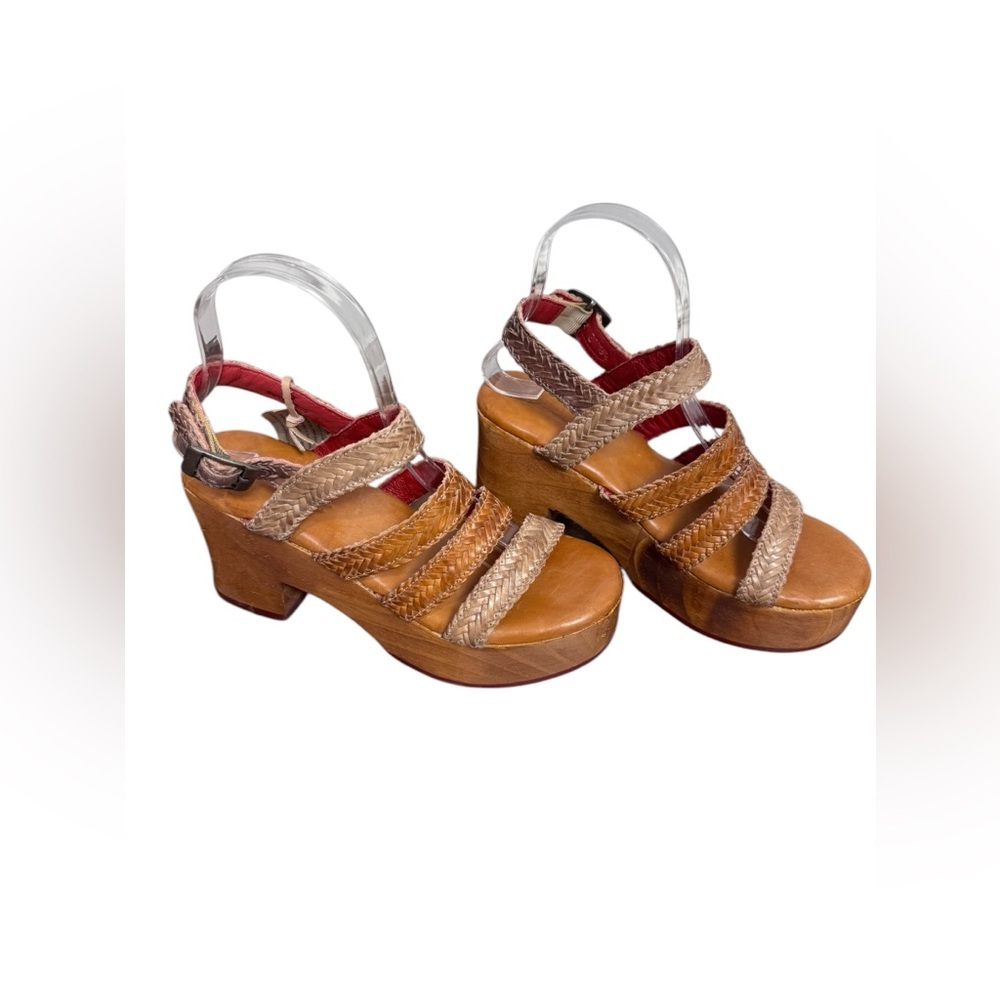 Bed Stu Voicing Braided Leather Platform Sandals - Picture 3 of 8